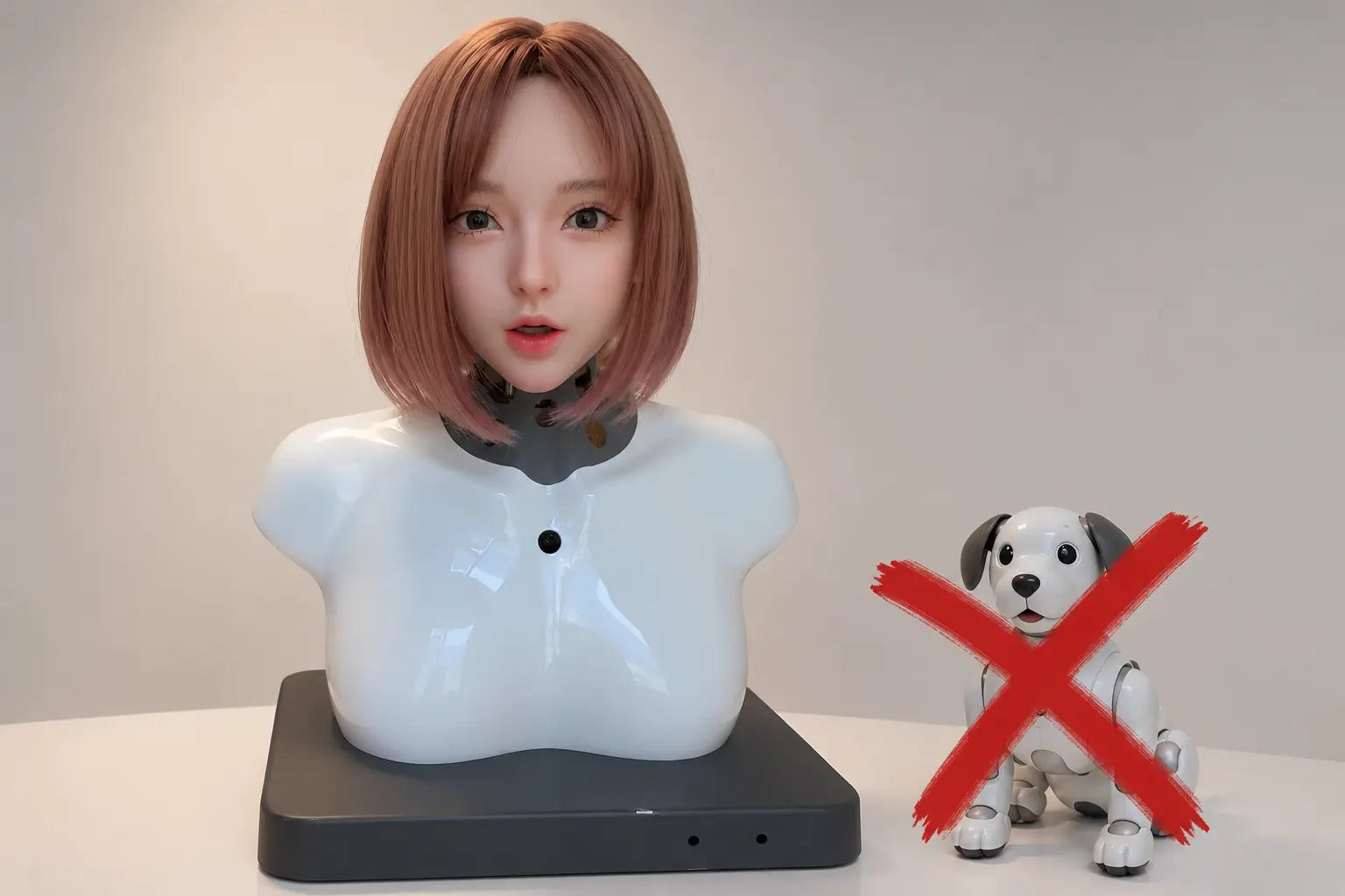 Human-like companions, not pet-style robots.